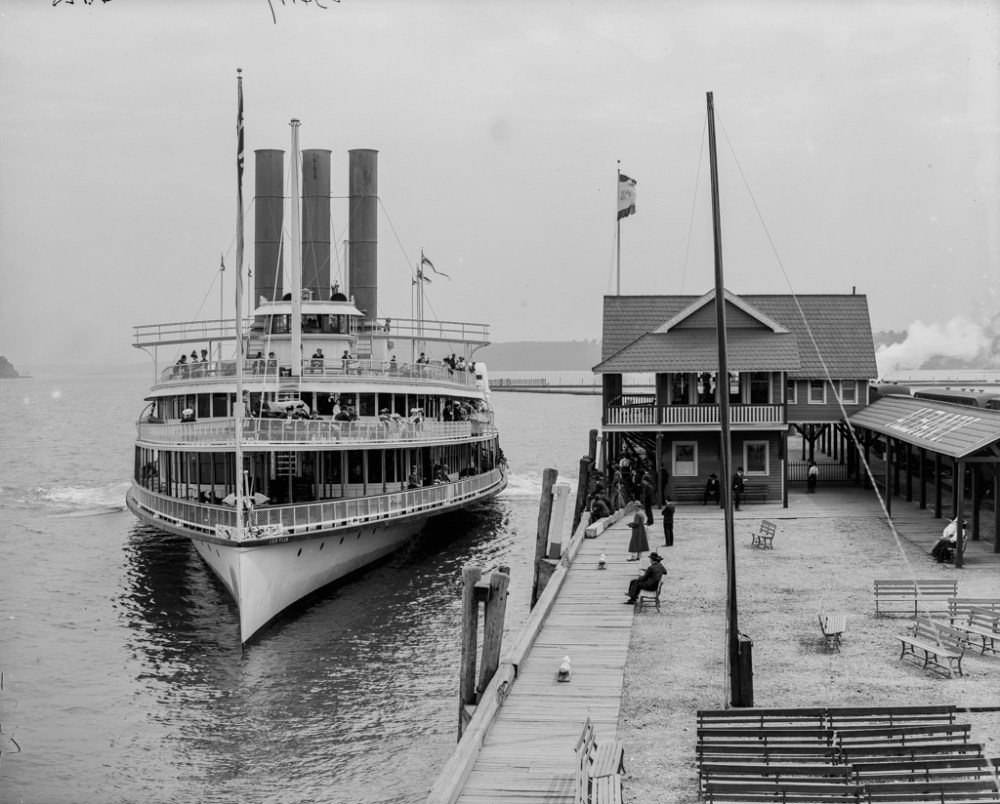 Boat landing, Kingston Point, N.Y