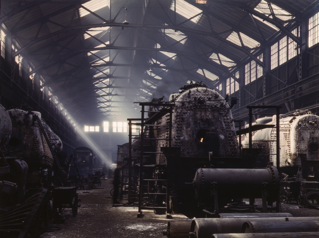Santa Fe R.R. locomotive shops, Topeka, Kansas